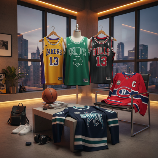 Le Palmarès de la Saison : Les 5 Maillots NBA et NHL qui Définissent la Mode Sportive Actuelle