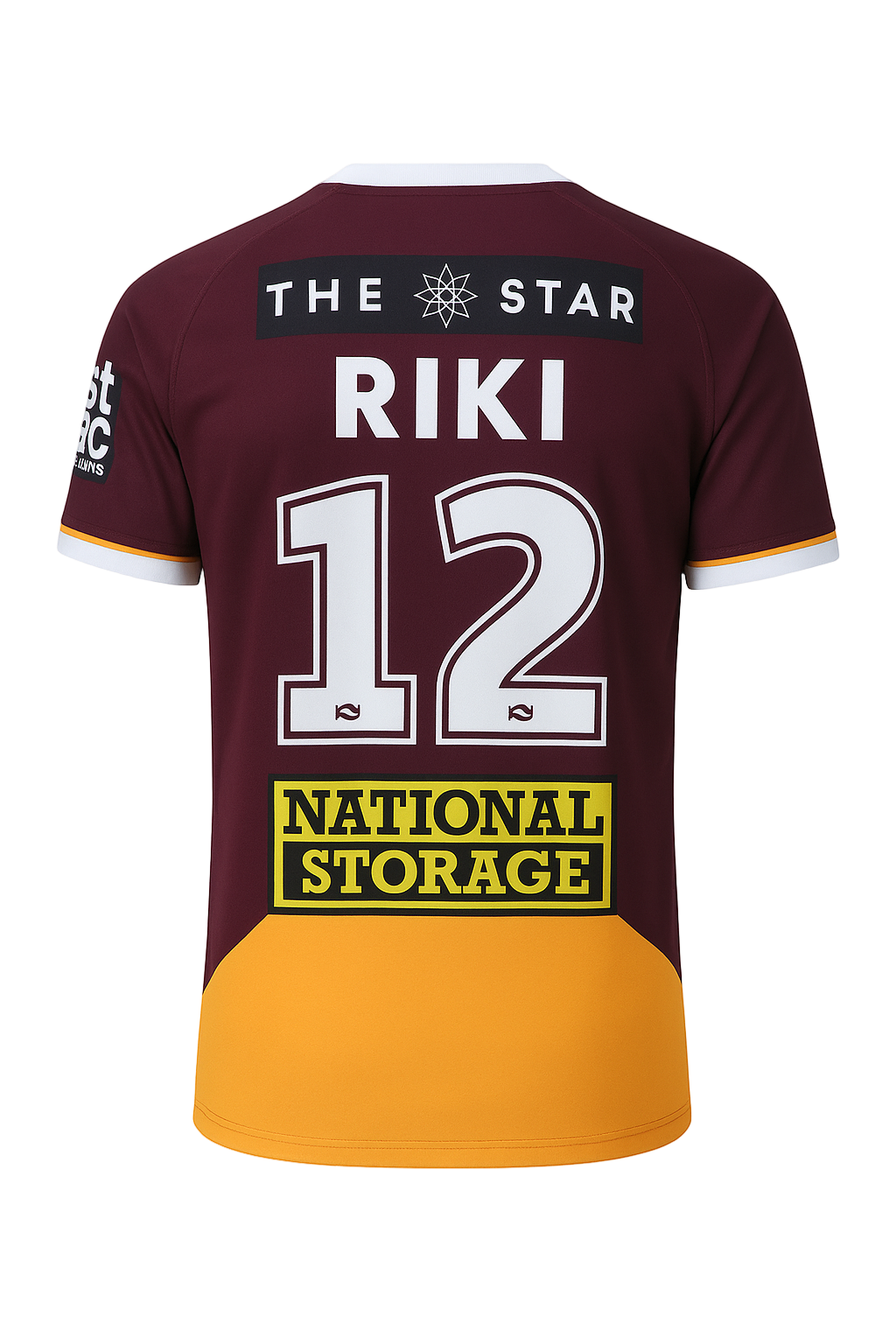 Maillot Broncos de Brisbane - Jordan Riki #12